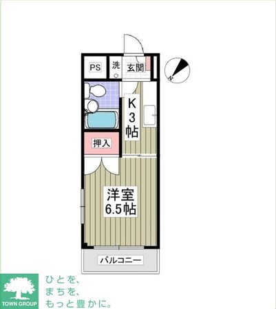 トーシンハイツ東品川の物件間取画像